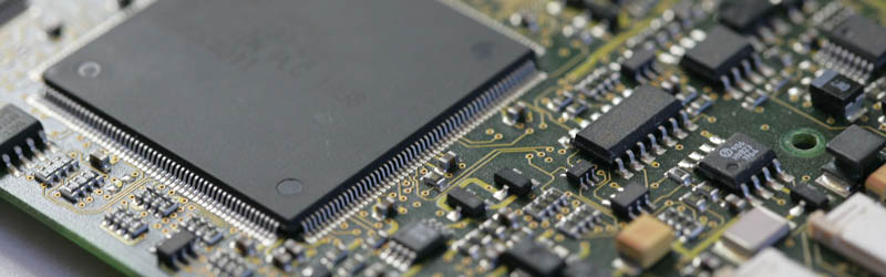 CPU auf der Hauptplatine eines PSION Serie 5 mxPro