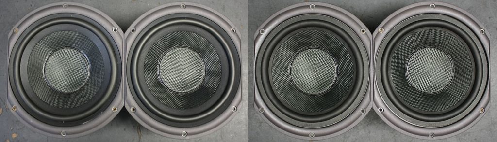 Wharfedale Model 17160 aus Diamond 9.5 mit gerissenen Gummisicken Wharfedale Model 17160 aus Diamond 9.5 mit gerissenen Gummisicken